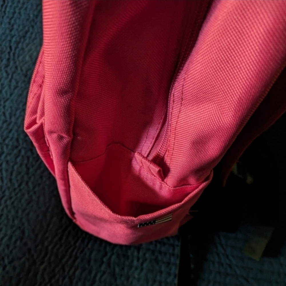 Olympia Princeton A 1010 Fuschia Pink Backpack Water Resistant 102025 - Picture 9 of 10